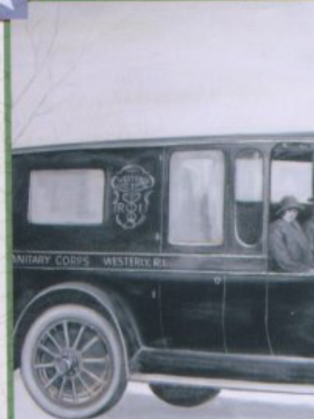 Our first Ambulance. A 1920 Cadillac. 