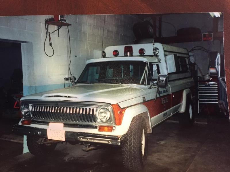 &quot;Rescue 3&quot; a Jeep service vehicle.