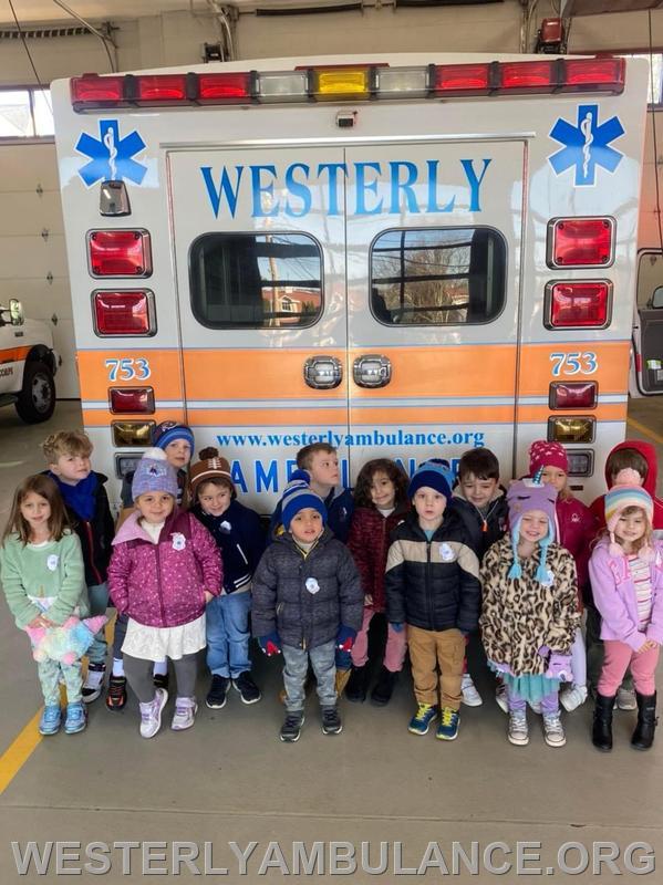 Our little friends from Central Nursery School stopping in for a visit.